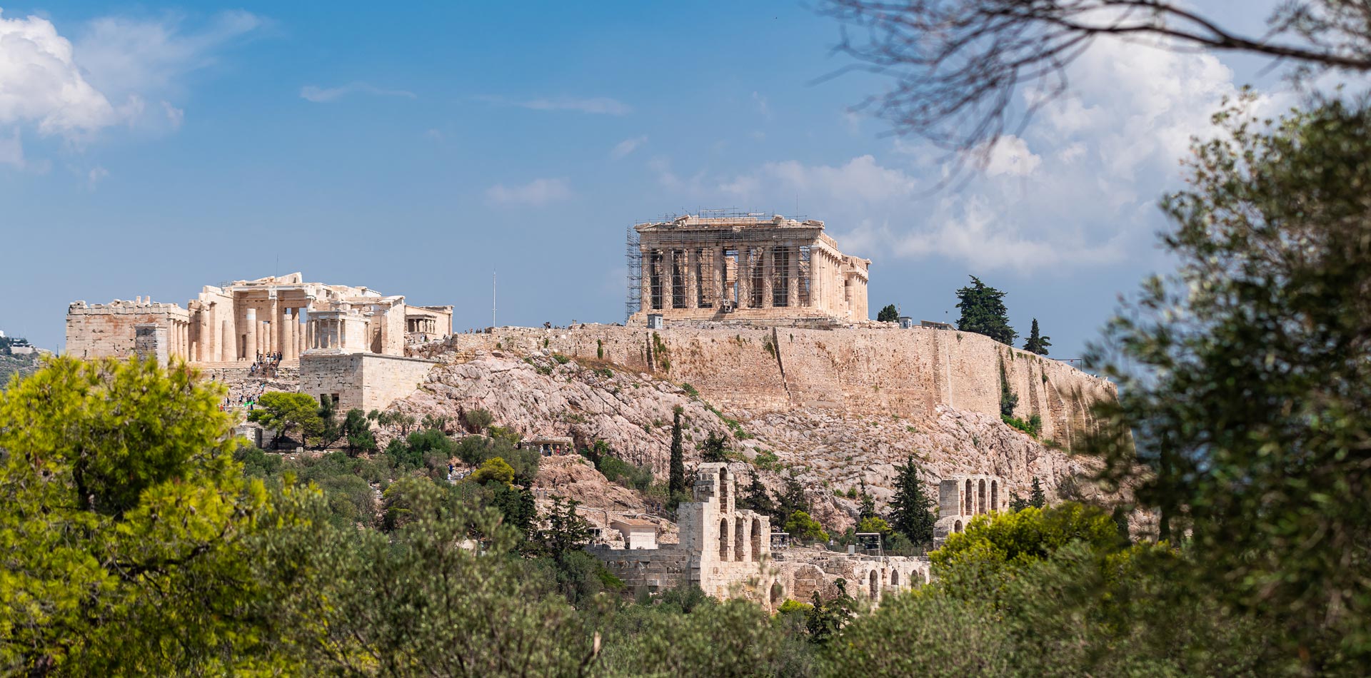 Archeological area in Athens