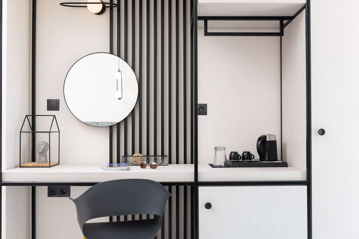 Enattica Suites, μοντέρνο δωμάτιο