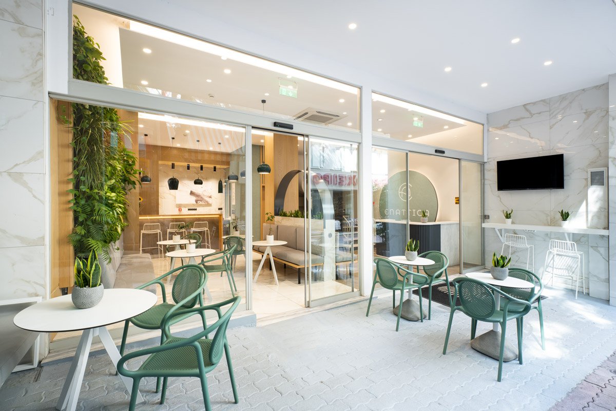 Το σαλόνι του Enattica Suites