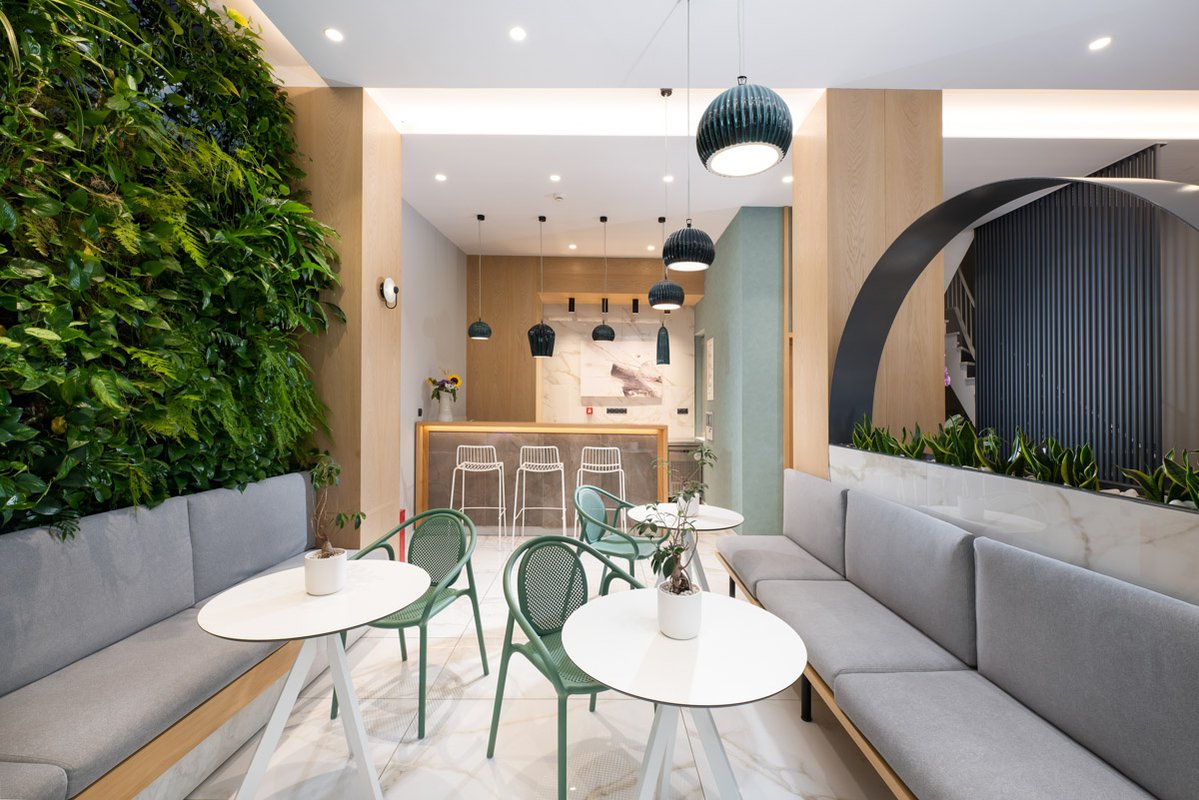 Το σαλόνι του Enattica Suites